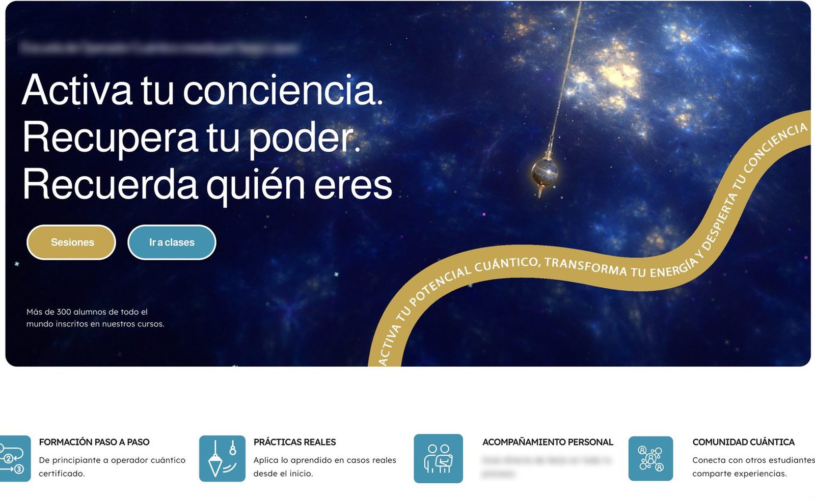 Academia online de cursos en WordPress diseñada por La Mona Espacial